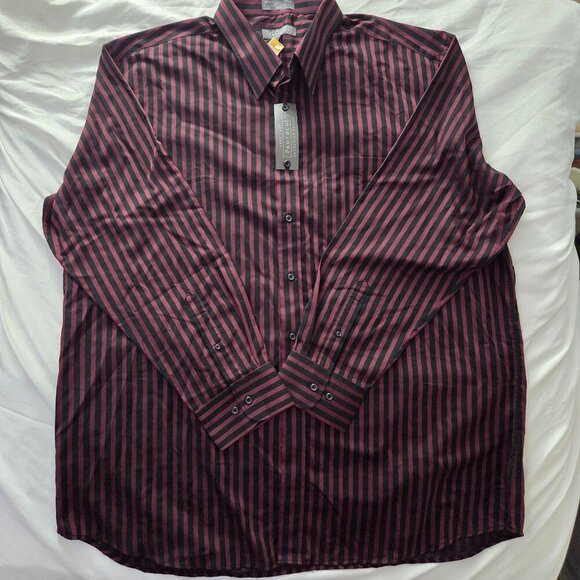 NWT Protocol Striped Easy Care Dress Shirt | XXL (18.5 35/36) - Picture 1 of 8